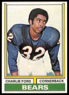 Charlie Ford 1974 Topps football card