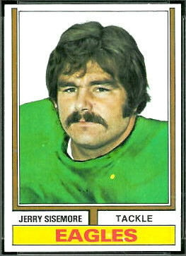 Jerry Sisemore 1974 Topps football card