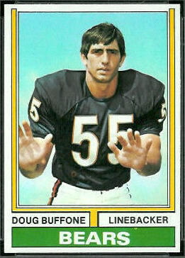 Doug Buffone 1974 Topps football card