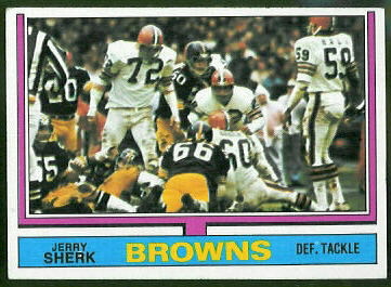 Jerry Sherk 1974 Topps football card