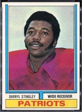 Darryl Stingley 1974 Topps football card