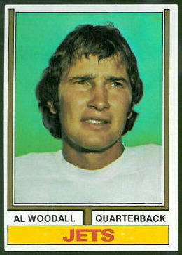 Al Woodall 1974 Topps football card