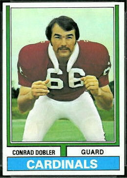 Conrad Dobler 1974 Topps football card