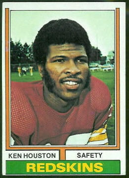 Ken Houston 1974 Topps football card Ken Houston 1974 Topps football card