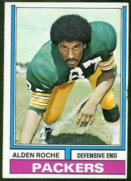 Alden Roche 1974 Topps football card