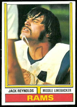 Jack Reynolds 1974 Topps football card
