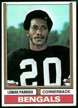 Lemar Parrish 1974 Topps football card Lemar Parrish 1974 Topps football card
