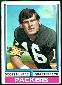 Scott Hunter 1974 Topps football card