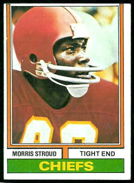 Morris Stroud 1974 Topps football card