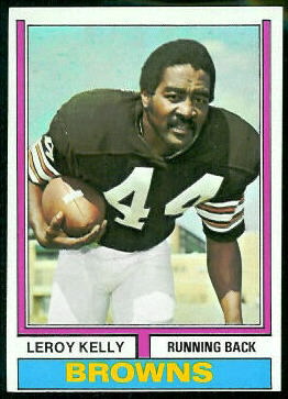 Leroy Kelly 1974 Topps football card