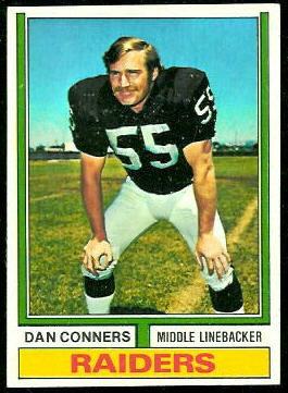 Dan Conners 1974 Topps football card