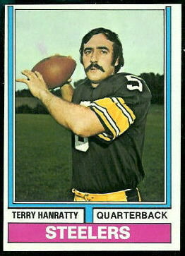 Terry Hanratty 1974 Topps football card