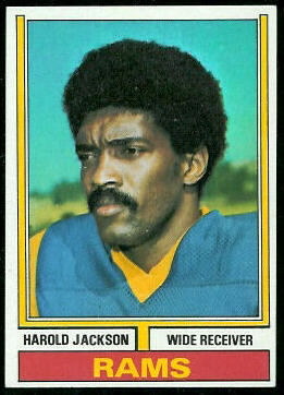 Harold Jackson 1974 Topps football card