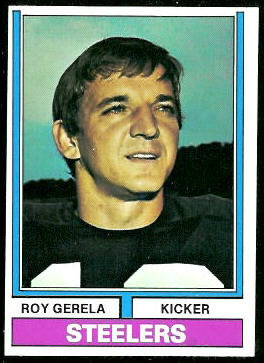 Roy Gerela 1974 Topps football card