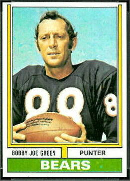 Bobby Joe Green 1974 Topps football card