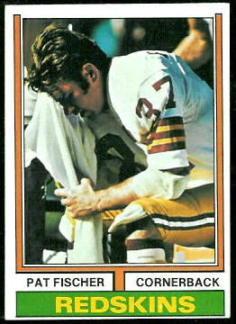 Pat Fischer 1974 Topps football card