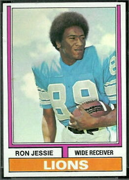 Ron Jessie 1974 Topps football card