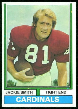 Jackie Smith 1974 Topps football card