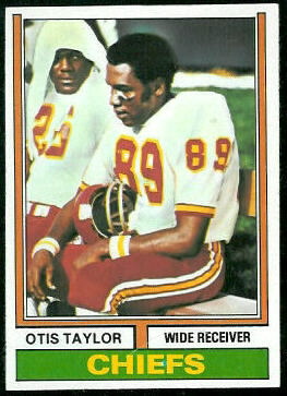 Otis Taylor 1974 Topps football card Otis Taylor 1974 Topps football card