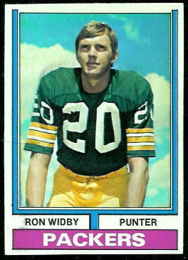 Ron Widby 1974 Topps football card