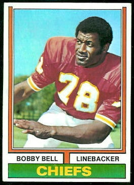 Bobby Bell 1974 Topps football card