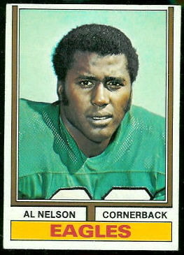 Al Nelson 1974 Topps football card