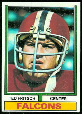 Ted Fritsch Jr. 1974 Topps football card