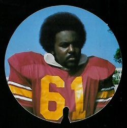 Donnie Hickman 1974 USC Discs football card Donnie Hickman 1974 USC Discs football card