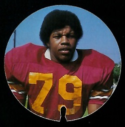 Gary Jeter 1974 USC Discs football card