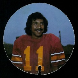 Chris Limahelu 1974 USC Discs football card