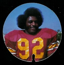 Otha Bradley 1974 USC Discs football card