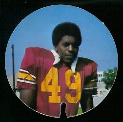 Charlie Phillips 1974 USC Discs football card