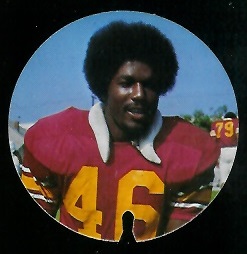Danny Reece 1974 USC Discs football card Danny Reece 1974 USC Discs football card