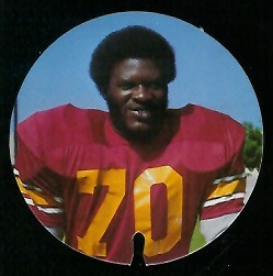 Art Riley 1974 USC Discs football card