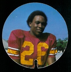 Shelton Diggs 1974 USC Discs football card