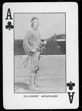 Stu Wolpert 1974 West Virginia Playing Cards football card