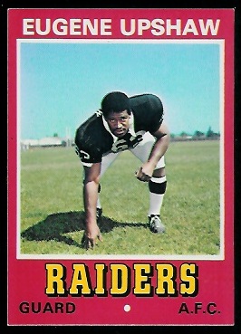 Gene Upshaw 1974 Wonder Bread football card