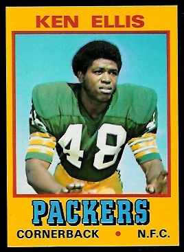 Ken Ellis 1974 Wonder Bread football card Ken Ellis 1974 Wonder Bread football card