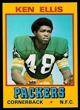 Ken Ellis 1974 Wonder Bread football card