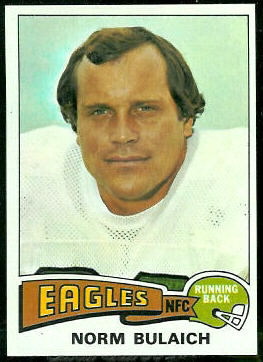 Norm Bulaich 1975 Topps football card