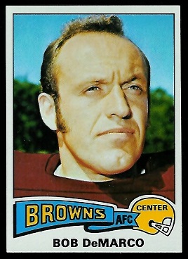 Bob DeMarco 1975 Topps football card
