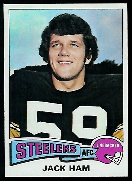 Jack Ham 1975 Topps football card Jack Ham 1975 Topps football card