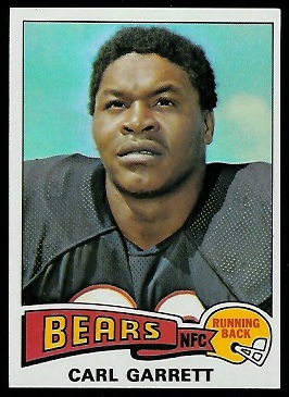 Carl Garrett 1975 Topps football card