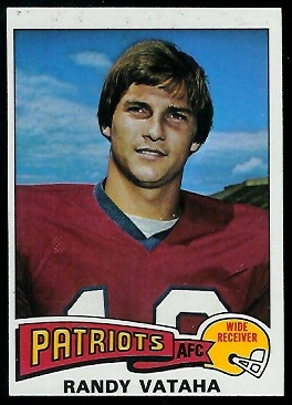 Randy Vataha 1975 Topps football card