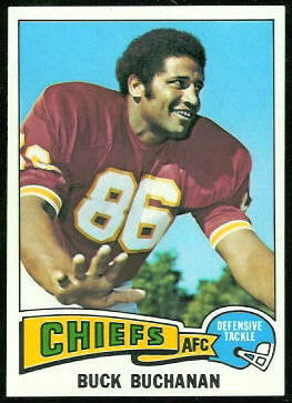 Buck Buchanan 1975 Topps football card