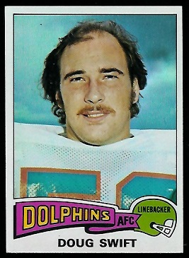 Doug Swift 1975 Topps football card
