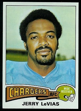 Jerry LeVias 1975 Topps football card Jerry LeVias 1975 Topps football card