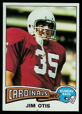 Jim Otis 1975 Topps football card