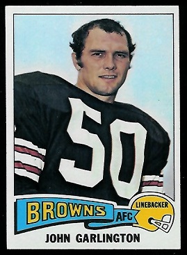 John Garlington 1975 Topps football card