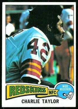 Charley Taylor 1975 Topps football card